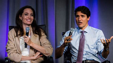 justin trudeau and jolie